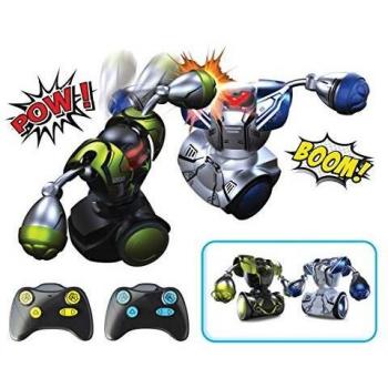 Silverlit Robo Kombat Twin pack - Pack of Two Fighting Robots with Lights and Punching Sound Effects, Remote Control Ultimate Battling Robots for Boys and Girls ages 5+