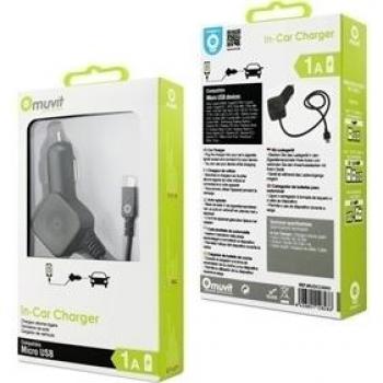 Muvit MUDCC0002 - Cargador de coche Micro USB