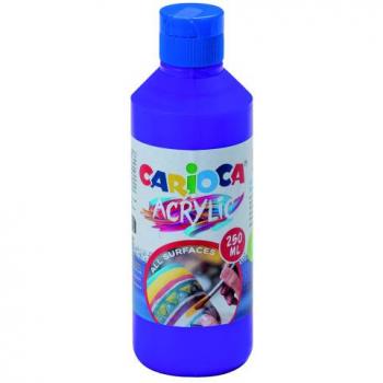 BOTELLA PINTURA ACRILICA 250 ML. MORADO CARIOCA 40431/18