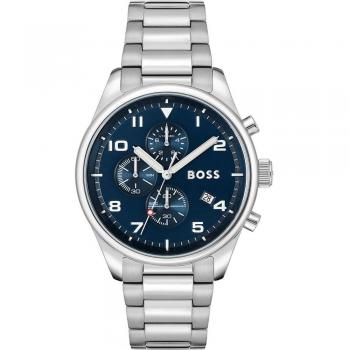 Hugo Boss Reloj Hombre Analogico Cuarzo con Correa de Acero inoxidable 1513989