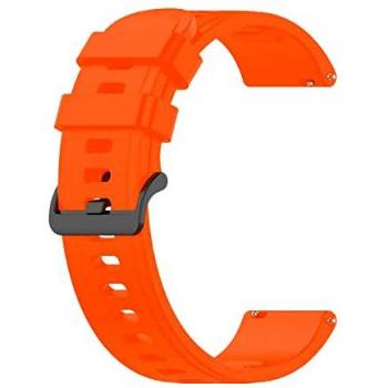 Correa Universal de Goma 22mm para Smartwatch en Color Coral