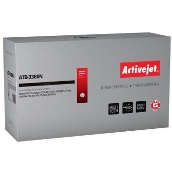 ActiveJet Toner ATB-3380N - Cartucho de tóner de alta capacidad compatible con Brother TN-3380, rendimiento de 8000 páginas