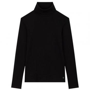 Camiseta de Manga Larga Petit Bateau SOUS PULL para Mujer en Color Negro