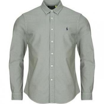 Ralph Lauren Slim Fit Oxford Casual Shirt for Men in Gray, Size L