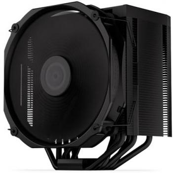 Endorfy Fortis 5 Black - Refrigerador de CPU con ventilador de 140 mm, modo semi-pasivo, compatible AM4/AM5/LGA1700/LGA1200