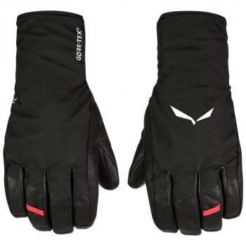 SALEWA Ortles GTX Grip Gloves, Guantes para alipinismo y Alpinismo Sobre Hielo Impermeables Hombre, Hombre, Ortles GTX Grip Gloves, Negro, M
