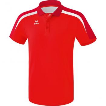 Erima Liga 2.0 Short Sleeve Polo Shirt for Children - Red / Tango Red / White, Size 164 cm, Unisex