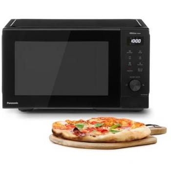 Microondas Panasonic 29 litros con Grill y Tecnología Inverter, 1300 W, Color Negro