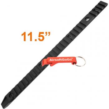 Army Force CNC Aluminium 11.5 Keymod Rail para Airsoft RIS Guardamanos Rail System