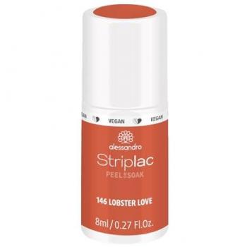 Alessandro Striplac Peel or Soak Vegan Lobster Love LED Nail Polish 8ml Orange