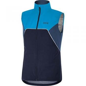 GORE WEAR Mujer R7 Partial Gore-Tex INFINIUM Chaleco, Azul Orbital/Cian dinámico, 38