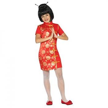 Disfraz para Niños China Rojo 7-9 Años BB Carnival y Th3 Party
