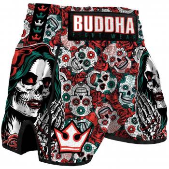 Retro Mexican Thai Boxing Shorts by Buddha Fight Wear