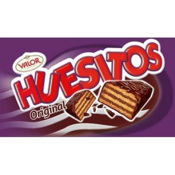 Huesitos Original Barritas de Wafer con Cobertura de Chocolate Valor 20g - Caja de 48 Unidades