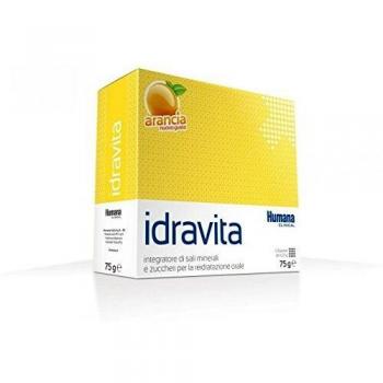Idravita Arancia - Integrador de Sali Minerali y Azúcares en 12 Bustinas de 6,25g