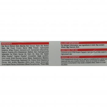 PhD Protein Flapjack+ Apple & Raspberry - 12 Barras