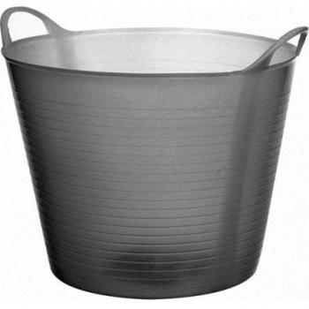 Selections SP26TRANS Cubo Flexible, Transparente, 26 litros