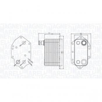 Enfriador de aceite y transmisión automática MAGNETI MARELLI 350300004000