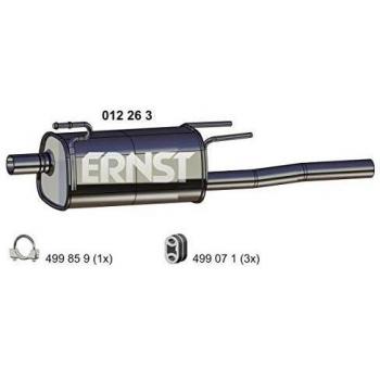 Silenciador trasero ERNST para General Motors Opel 24401467 5852447 13107610