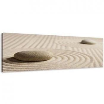 Cuadros en Lienzo spa 120 x 40 cm modelo Nr. 5704 XXL Las imágenes estan listas, enmarcadas en marcos de Madera auténtica. El diseño de la impresión artística como un Mural enmarcado.