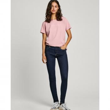 Jeans Skinny de Mujer Pepe Jeans Tiro Medio Denim Sostenible Azul 26/32