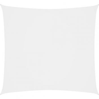 Toldo de vela cuadrado de tela oxford blanco 2.5x2.5 m