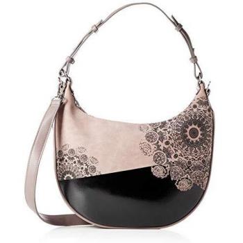 Desigual Bolso duotono cremallera fuelle color 1008 36x24x2
