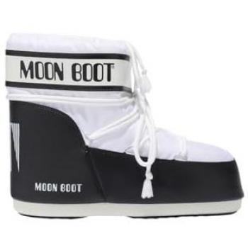 Moon Boot Icon Low Nylon Snow Boots Unisex White Size 36-38