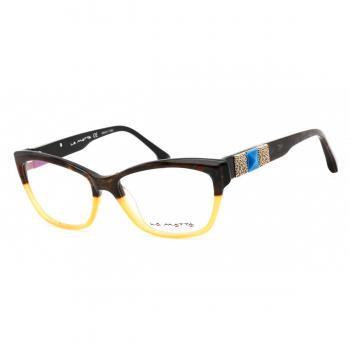 La Matta LMV3154 01-09 Gafas Recetadas para Mujer Amarillas 53 Lentes Armazones