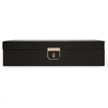 Wolf 1834 Palermo Black Lockable Jewelry Box