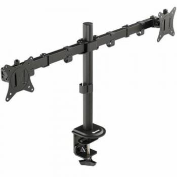Soporte Doble para Monitores PcCom Essential 17-32 VESA 75x75/100x100 Máx 9Kg Negro