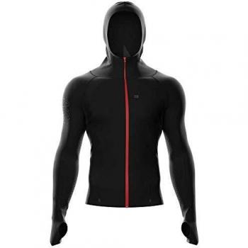 Compressport Sudadera 3D Thermo Seamless Woodpulp Zip Hoodie FW Negro - L