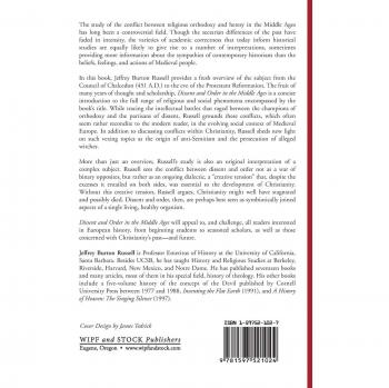 Dissent and Order in the Middle Ages: The Quest for Legitimate Authority - Paperback Edition