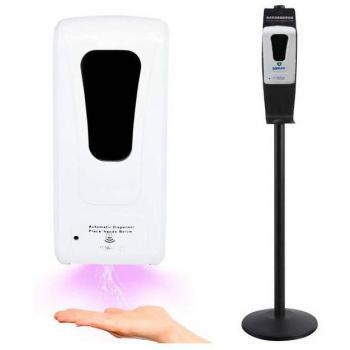 Dispensador automático de gel y jabón Q-connect con soporte metálico