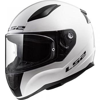 LS2 Rapid Mini Casco de Moto, Unisex, White, Small