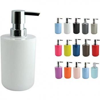 Distribuidor de jabon MSV Inagua de acrilico en color blanco 240 ml