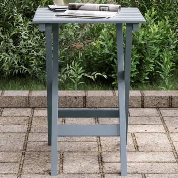 Mesa auxiliar plegable de madera maciza de álamo gris