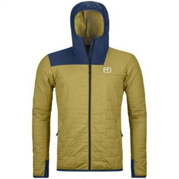 Chaqueta Aislante Ortovox Swisswool Piz Badus para Hombre - Verde, Talla S