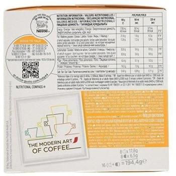 Nescafé DOLCE GUSTO Café LATTE MACCHIATO LIGHT - Pack de 3 x 16 cápsulas - Total: 48 Cápsulas