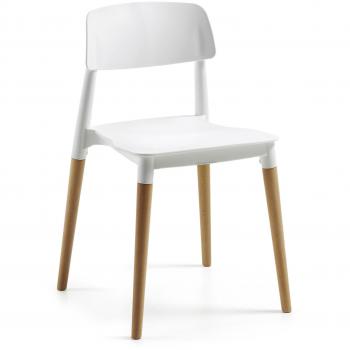 Kave Home Silla Rigel, blanco