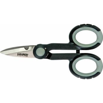 Tijeras de Electricista Maurer Gummy Sin Tensión Rectas 140mm