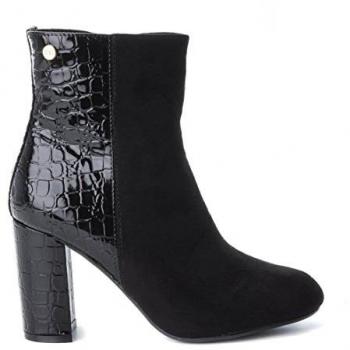 Botines de Mujer XTI 30459 Antelina Color Negro EU 39