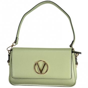 Valentino by Mario Valentino Green Polyethylene Handbag, Female, Size: ONE SIZE, Green Shoulder Bag with Removable Handle