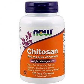 Chitosan with Chromium 500mg - 120 Vegetarian Capsules