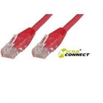 Cable de Red Microconnect Cat6 UTP 7.5m Rojo