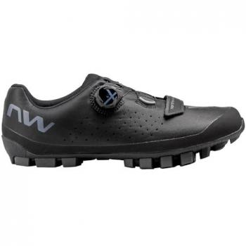 Zapatillas MTB Northwave Hammer Plus Anchas Negro Gris Oscuro - Talla 45