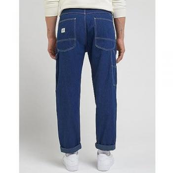 Lee Men's Loose Fit Carpenter Jeans in Dark Blue, Size 34/L34