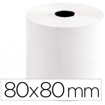 Rollos de Papel Térmico 80x80mm Sin BPA 55g (Pack de 40)