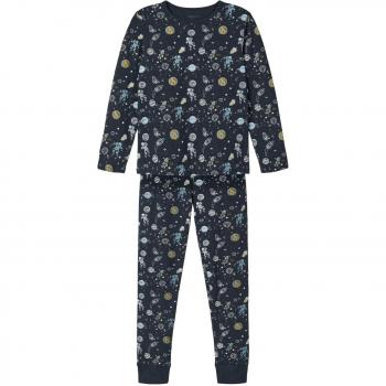 Name It Boy's NKM Nightset Dark Sapphire Space Pajama Set (Pack of 2)