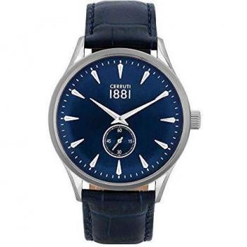Cerruti 1881 Mens Gents Black & Blue Designer Wrist Watch CRA24004